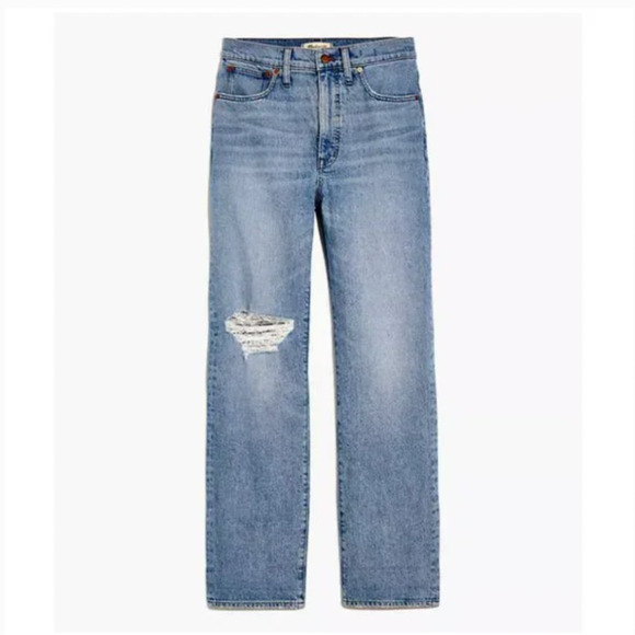 Madewell‎ The Perfect Vintage Straight Jean in Reinhart Wash Size 26 - Picture 2 of 8